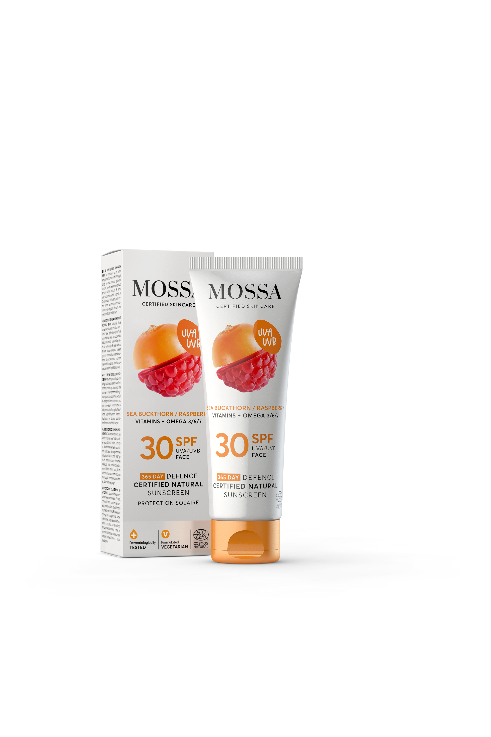 MOSSA 365 Days Defence Certified Natural sunscreen